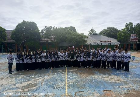 HGN & HUT PGRI ke-80 di SMKN 1 Bengkulu Selatan
